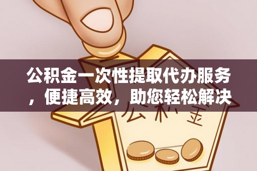 精准公积金一次性提取代办服务，便捷高效，助您轻松解决资金难题