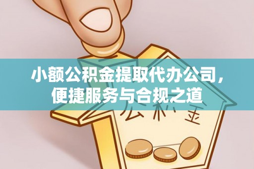 精准小额公积金提取代办公司，便捷服务与合规之道