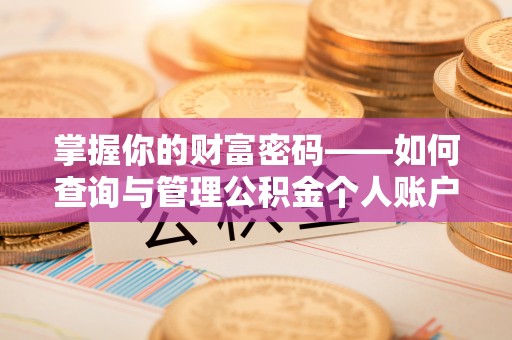 精准掌握你的财富密码——如何查询与管理公积金个人账户信息