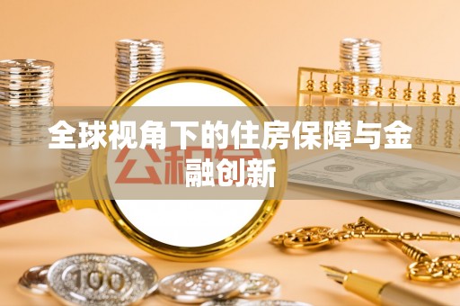 精准全球视角下的住房保障与金融创新