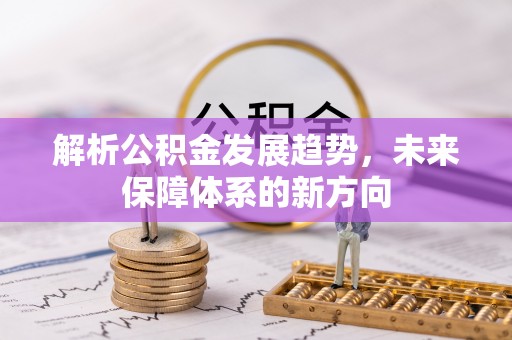 精准解析公积金发展趋势，未来保障体系的新方向