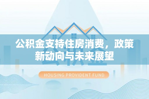 精准公积金支持住房消费，政策新动向与未来展望