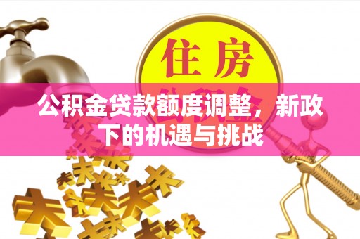 精准公积金贷款额度调整，新政下的机遇与挑战