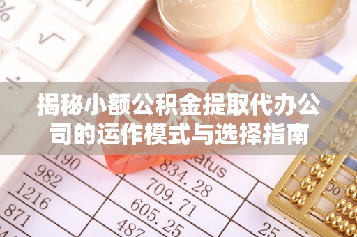 精准揭秘小额公积金提取代办公司的运作模式与选择指南