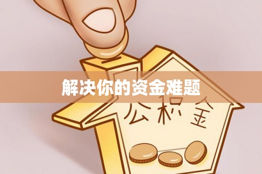 精准解决你的资金难题