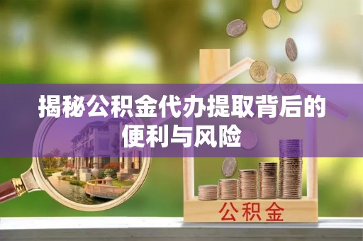 精准揭秘公积金代办提取背后的便利与风险