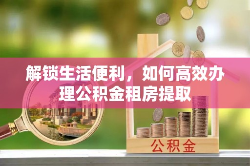 精准解锁生活便利，如何高效办理公积金租房提取