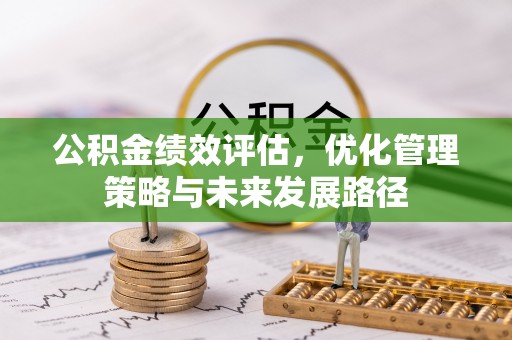 精准公积金绩效评估，优化管理策略与未来发展路径
