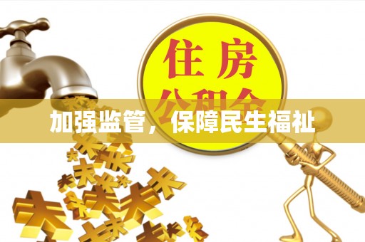 精准加强监管，保障民生福祉
