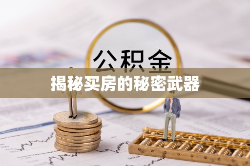 精准揭秘买房的秘密武器