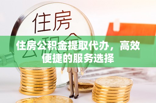 精准住房公积金提取代办，高效便捷的服务选择
