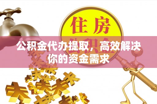 精准公积金代办提取，高效解决你的资金需求