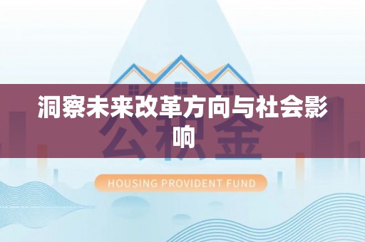 精准洞察未来改革方向与社会影响