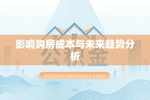 精准影响购房成本与未来趋势分析