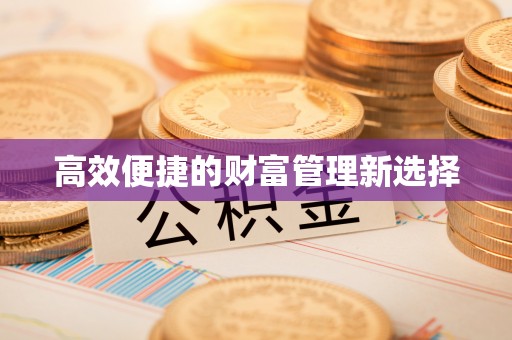 精准高效便捷的财富管理新选择