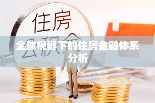 精准全球视野下的住房金融体系分析