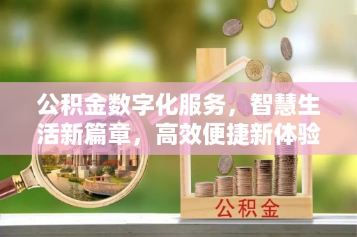 精准公积金数字化服务，智慧生活新篇章，高效便捷新体验