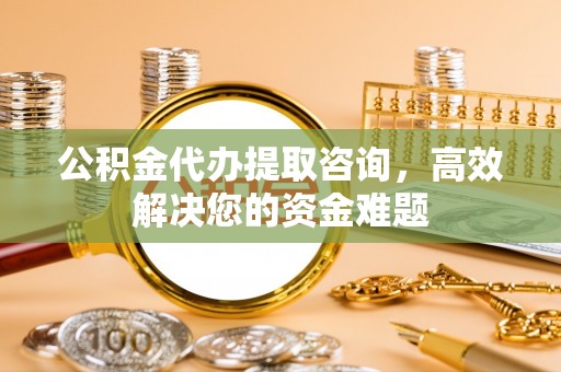 精准公积金代办提取咨询，高效解决您的资金难题